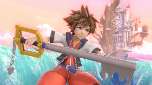 画像ギャラリー No.001のサムネイル画像 / 「スマブラSP」最後の追加ファイター，ソラの情報まとめ。原作のキングダム ハーツを再現した“まほう”や多彩な空中ワザが特徴