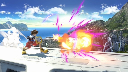 画像ギャラリー No.030のサムネイル画像 / 「スマブラSP」最後の追加ファイター，ソラの情報まとめ。原作のキングダム ハーツを再現した“まほう”や多彩な空中ワザが特徴