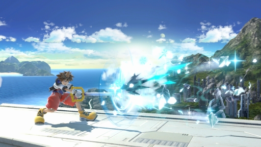 画像ギャラリー No.032のサムネイル画像 / 「スマブラSP」最後の追加ファイター，ソラの情報まとめ。原作のキングダム ハーツを再現した“まほう”や多彩な空中ワザが特徴