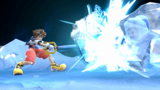 画像ギャラリー No.035のサムネイル画像 / 「スマブラSP」最後の追加ファイター，ソラの情報まとめ。原作のキングダム ハーツを再現した“まほう”や多彩な空中ワザが特徴