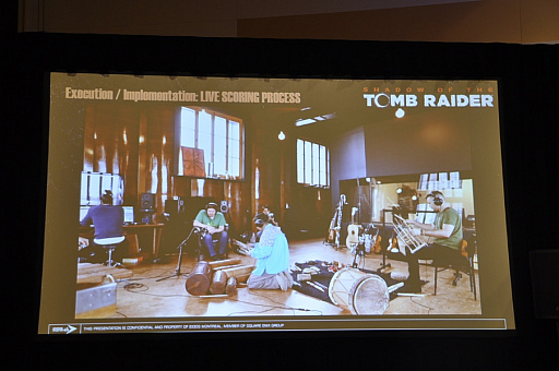 画像ギャラリー No.015のサムネイル画像 / ［GDC 2019］「シャドウ オブ ザ トゥームレイダー」の音響を作り上げた長期取材とアドリブ演奏。その実態に迫る