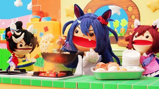 画像ギャラリー No.010のサムネイル画像 / 「ウマ娘」，最大80連ガチャ無料などの「GOCHI WEEKキャンペーン」を開始。パペットたちがクッキングに挑戦する新CMも公開