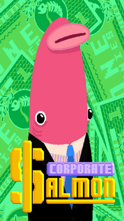 画像ギャラリー No.001のサムネイル画像 / 駆け上がれ，鮭の出世道。iOS向けタップアクション「Corporate Salmon」を紹介する「（ほぼ）日刊スマホゲーム通信」第1678回