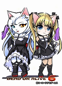 画像ギャラリー No.001のサムネイル画像 / 「のぶニャがの野望 ニャぷり！」，「DEAD OR ALIVE 6」とのコラボが2月9日にスタート