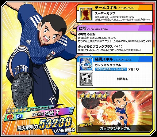 画像ギャラリー No.002のサムネイル画像 / 「キャプテン翼ZERO」，新選手5人が登場する“代表ユニフォームステップアップガチャ”を開催