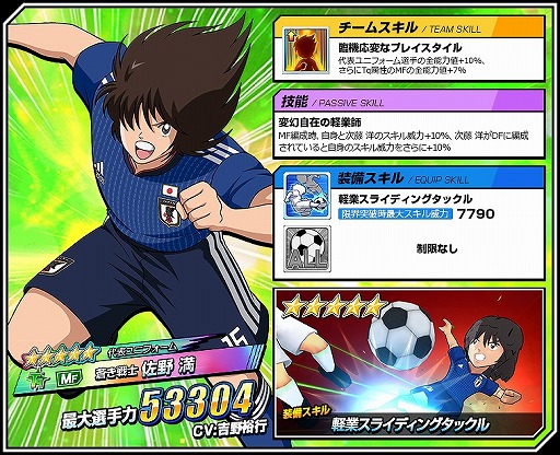 画像ギャラリー No.004のサムネイル画像 / 「キャプテン翼ZERO」，新選手5人が登場する“代表ユニフォームステップアップガチャ”を開催