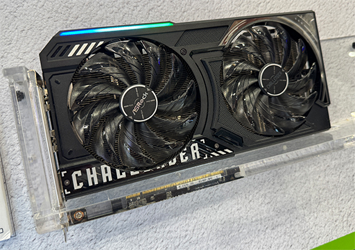 画像ギャラリー No.003のサムネイル画像 / Radeon RX 9060 XT搭載カードや光らないマザーボードなど，ASRockブースの注目製品をチェック