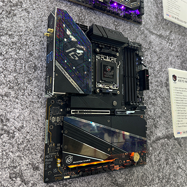 画像ギャラリー No.008のサムネイル画像 / Radeon RX 9060 XT搭載カードや光らないマザーボードなど，ASRockブースの注目製品をチェック