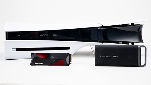 画像ギャラリー No.020のサムネイル画像 / PS5のストレージを12TBも増量！ ゲームをたっぷりインストールできるSamsungのSSD「990 PROヒートシンク」と「T5 EVO」【PR】
