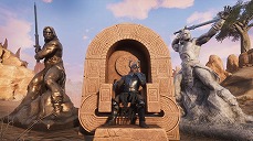 画像ギャラリー No.004のサムネイル画像 / 「Conan Outcasts」の追加DLC「鋼の秘密」が配信開始。シュワルツェネッガーさん扮する英雄コナン像など，映画に登場したアイテムが加わる