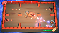 画像ギャラリー No.006のサムネイル画像 / 寿司が戦う！ エビの握りを主人公としたアクションSTG「寿司 Party」が配信開始。銀河をマグロの魔の手から救え