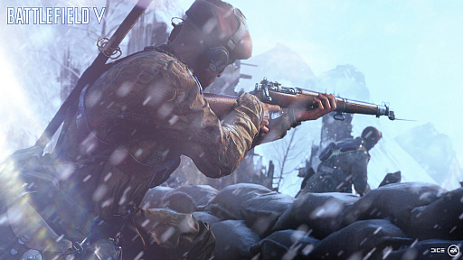 画像ギャラリー No.002のサムネイル画像 / ［E3 2018］「Battlefield V」の最新スクリーンショットが公開。北欧が戦場となり，冬季迷彩のスピットファイアなどが登場