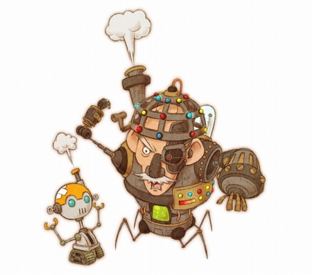 画像ギャラリー No.009のサムネイル画像 / 「リトルドラゴンズカフェ」，登場キャラクター「Dr.ゼフ」＆「チッタ」が公開