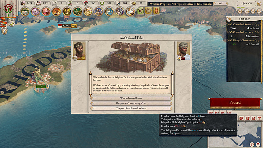 画像ギャラリー No.005のサムネイル画像 / ローマの文明勃興を描くParadox Interactiveの歴史ストラテジー「Imperator: Rome」の発売が4月25日に決定