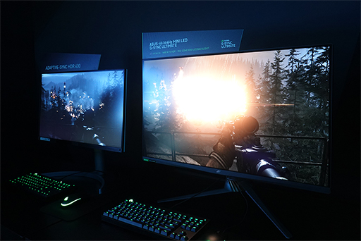 画像ギャラリー No.004のサムネイル画像 / なぜかゲームがうまくなる? NVIDIAブースでウワサの360Hzディスプレイを体験