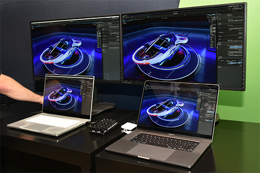 画像ギャラリー No.007のサムネイル画像 / なぜかゲームがうまくなる? NVIDIAブースでウワサの360Hzディスプレイを体験