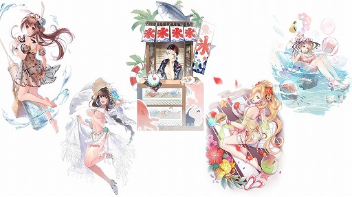 画像ギャラリー No.004のサムネイル画像 / 「フードファンタジー」，カニみそ小籠包やティラミスなど，12名の水着スキンが登場