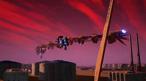 画像ギャラリー No.006のサムネイル画像 / ［E3 2019］Switch「DAEMON X MACHINA」は2019年9月13日発売。巨大な戦艦や“ヘビ”型の敵と戦うシーンも公開