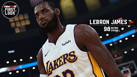 画像ギャラリー No.004のサムネイル画像 / 「NBA 2K19」，レブロン・レイモン・ジェームズ選手ら6選手のスクリーンショットとレーティングが公開に