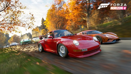 画像ギャラリー No.009のサムネイル画像 / ［E3 2018］イギリスが舞台のシリーズ最新作「Forza Horizon 4」の魅力に迫る。動的な季節の移り変わりがレースシーンに影響を与える