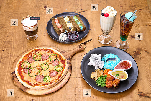 画像ギャラリー No.001のサムネイル画像 / カプコンカフェ，「デビル メイ クライ」シリーズとのコラボイベントを7月5日から開催。ダンテの好物であるピザなどのメニューが登場