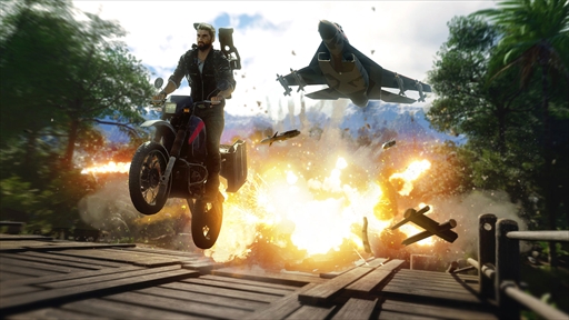 画像ギャラリー No.002のサムネイル画像 / ［E3 2018］新エンジンを搭載した「ジャストコーズ 4」の見どころを紹介。リアルに描かれる自然災害やグラップリングフックも進化