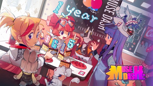 画像ギャラリー No.004のサムネイル画像 / リズムアクション「Muse Dash」のPC＆Switch版が本日リリース。新キャラクター「マリヤ 黒衣の女王」が登場