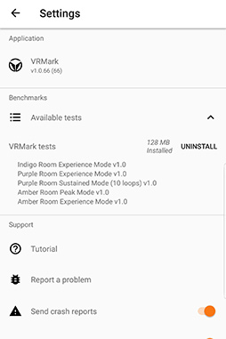 画像ギャラリー No.011のサムネイル画像 / UL，スマートフォンのVR性能を測るベンチマークアプリ「VRMark」をリリース。VR HMDがなくてもテストは可能