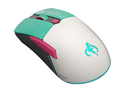 画像ギャラリー No.005のサムネイル画像 / 初音ミクコラボモデルのゲーマー向けキーボードやワイヤレスマウス，ヘッドセットにマウスパッドがASUSから登場
