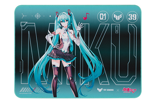 画像ギャラリー No.008のサムネイル画像 / 初音ミクコラボモデルのゲーマー向けキーボードやワイヤレスマウス，ヘッドセットにマウスパッドがASUSから登場