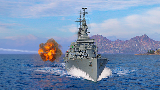 画像ギャラリー No.002のサムネイル画像 / 「World of Warships: Legends」，アップデート3.1を実施。ソ連軽巡洋艦“オチャコフ”などの追加ほか，イギリス重巡洋艦ツリーが正式実装