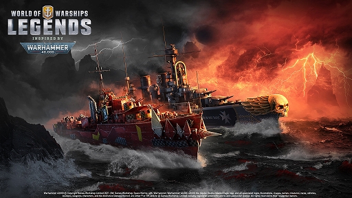 画像ギャラリー No.001のサムネイル画像 / 「World of Warships: Legends」，アップデート3.8を実装。Warhammer 40,000とのコラボ第2弾と，叡智の源泉キャペーンが開始