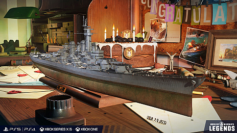画像ギャラリー No.003のサムネイル画像 / 「World of Warships: Legends」，最新アップデートで日本の「夕雲」をはじめとしたTier VIII艦艇が登場。3周年記念イベントの情報も