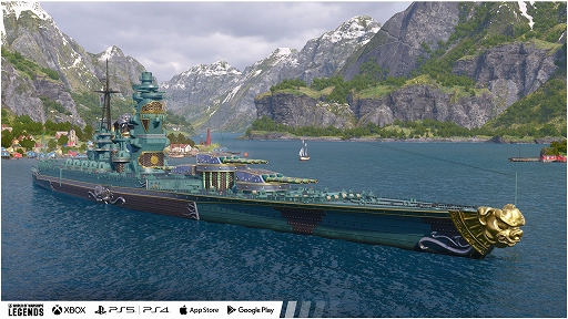 画像ギャラリー No.002のサムネイル画像 / 「World of Warships: Legends」，西遊記がテーマの春節イベントを本日より開催。艦艇Tier VIIプレミアム巡洋艦Wukongが登場