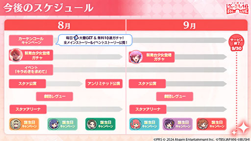 画像ギャラリー No.002のサムネイル画像 / 「少女☆歌劇 レヴュースタァライト -Re LIVE-」，9月30日にサービス終了