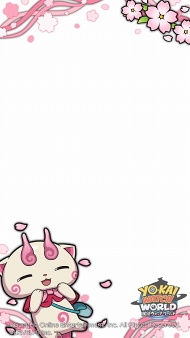 画像ギャラリー No.008のサムネイル画像 / 「妖怪ウォッチ ワールド」，季節イベント「春と桜と時々コマみ」が開催