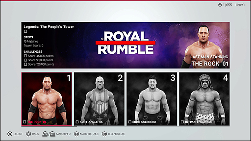 画像ギャラリー No.002のサムネイル画像 / 「WWE 2K19」，さまざまな勝利条件や特殊条件でマッチを楽しめる新機能「Towers」の詳細が公開