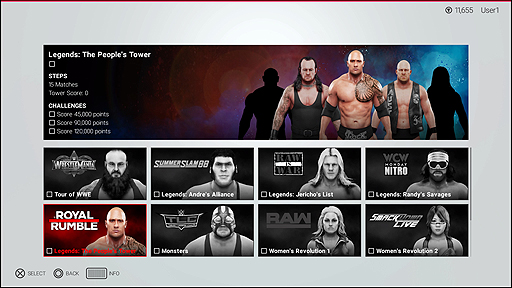 画像ギャラリー No.003のサムネイル画像 / 「WWE 2K19」，さまざまな勝利条件や特殊条件でマッチを楽しめる新機能「Towers」の詳細が公開