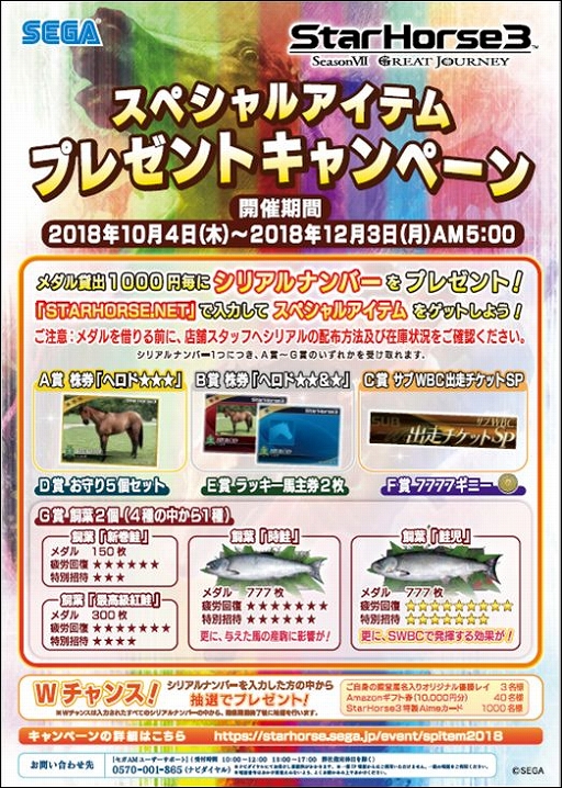 画像ギャラリー No.009のサムネイル画像 / 「StarHorse3 SeasonVII GREAT JOURNEY」，スペシャルアイテムプレゼントキャンペーンが開催
