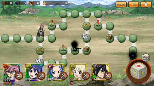 画像ギャラリー No.010のサムネイル画像 / 新作「FAIRY TAIL DiceMagic」を先行プレイ。原作やTVアニメファン必見のストーリー展開＆独自のバトルシステムが魅力のすごろくRPG