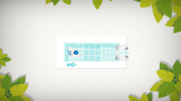 画像ギャラリー No.002のサムネイル画像 / プールからの脱出を目指せ。スマホ向けパズル「Swim Out」を紹介する「（ほぼ）日刊スマホゲーム通信」第1785回