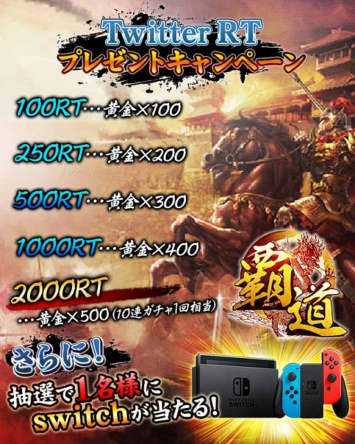 画像ギャラリー No.003のサムネイル画像 / 「覇道-HADO-」，事前登録者数が1万人を突破＆達成報酬「黄金300個」が確定