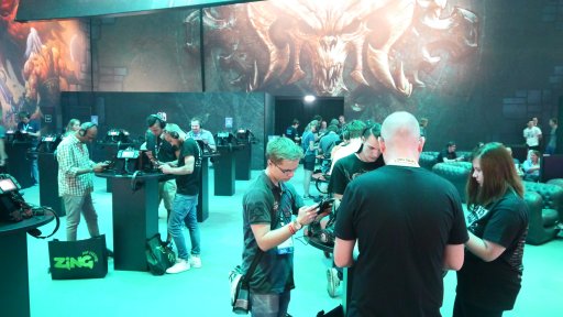 画像ギャラリー No.001のサムネイル画像 / ［gamescom］発表されたばかりのSwitch版「Diablo III: Eternal Collection」をさっそくプレイ。アイコンタクトで遊ぶDiabloはなかなか新鮮かも？