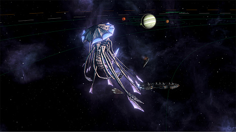 画像ギャラリー No.005のサムネイル画像 / 日本語PS4版「Stellaris」，新規DLC“遥かな星々”と，3本のDLCがプレイできるシーズンパスが本日リリース
