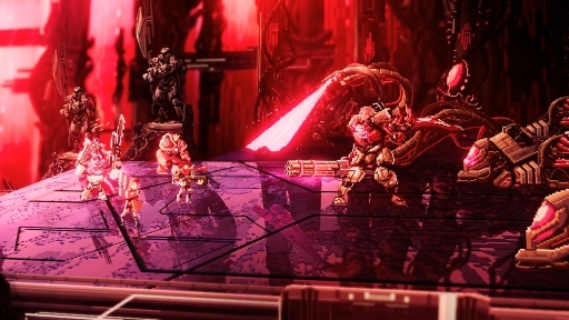 画像ギャラリー No.003のサムネイル画像 / ターン制バトルRPG「スターレネゲード」の日本語版をプレイ。敵の動きを分析して最善の選択を思考する,行動タイムラインによるバトルが特徴