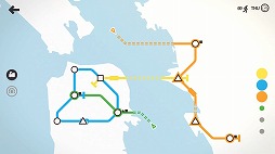画像ギャラリー No.004のサムネイル画像 / 地下鉄シミュレーションゲーム「Mini Metro」，Nintendo Switch版が配信開始