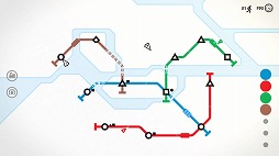 画像ギャラリー No.005のサムネイル画像 / 地下鉄シミュレーションゲーム「Mini Metro」，Nintendo Switch版が配信開始