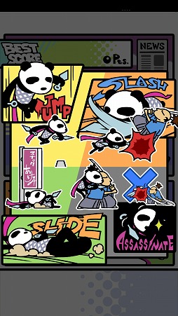 画像ギャラリー No.003のサムネイル画像 / 忍者のパンダを操るスマホ向けアクション「キラーパンダ」を紹介する「（ほぼ）日刊スマホゲーム通信」第1808回