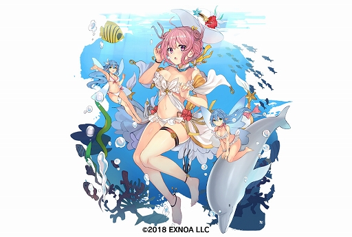 画像ギャラリー No.004のサムネイル画像 / 「Gemini Seed」，水着キャラクターたちが登場するイベント“Love(ハート)フィッシング・デイ”を開催