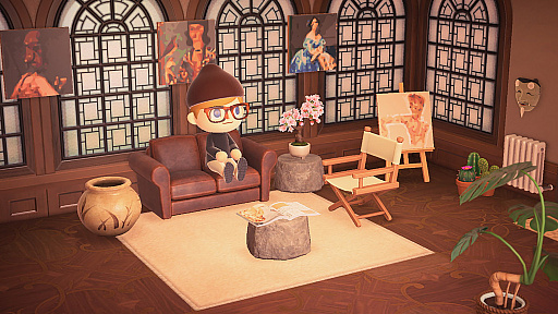 画像ギャラリー No.003のサムネイル画像 / メトロポリタン美術館が，「あつまれ どうぶつの森」に名画のイメージなどをインポートするサービスを実施中
